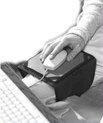 ErgoMousepad in use